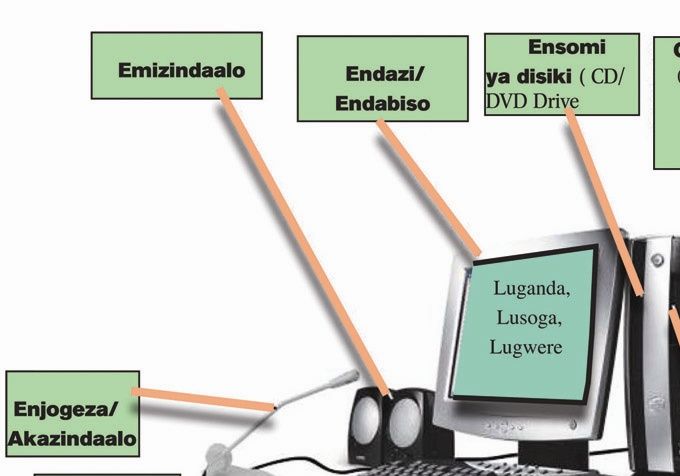 Ngezezzaako okutuuma buli kitundu kya kompyuta erinnya ly'Oluganda. Ggwe olowooza otya? Ganaakola?